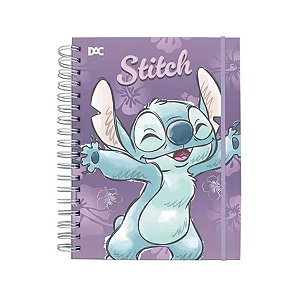 Caderno Smart Universitário Stitch Disney 10 Mat Removível 90g