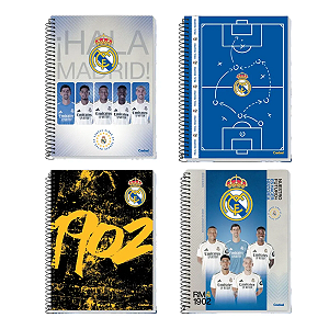 Caderno Universitário Real Madrid 80 Fls 1 Matéria