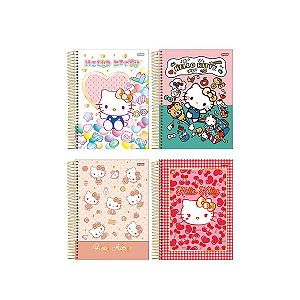 Caderno Universitário Hello Kitty 1 Matéria JandaIA