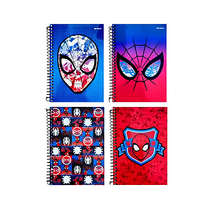 Caderno Homem Aranha Espiral StarStchool Jandaia