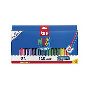 Lápis de Cor Mega Soft Color Tris 120 Cores Edição Colecionador