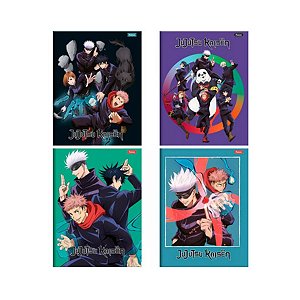 Caderno Bilhete Brochura Jujutsu Kaisen 80 Fls Foroni