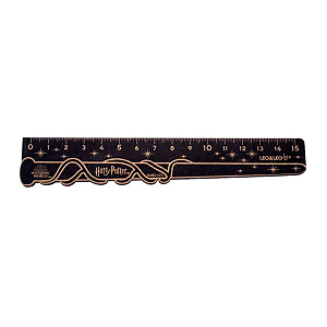 Régua Escolar 15cm Harry Potter de Madeira Leo&Leo