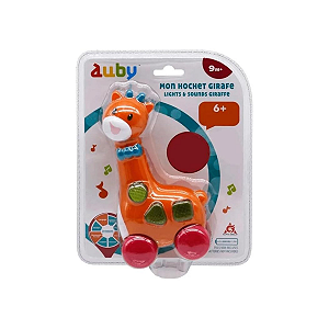 Brinquedo Infantil Musical Girafa Auby