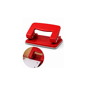 Perfurador de Papel 2 Furos Até 12 Folhas Genmes
