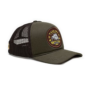 Bone Country Trucker com Telinha Boibrand's Fazenda - Verde Musgo