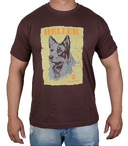 Camiseta Masculina Country Boibrand's Heller - Marron
