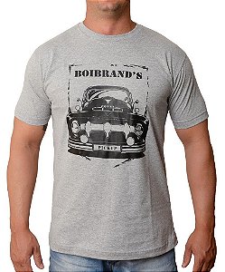 Camiseta Masculina Country Boibrand's Pick-up - Cinza Mescla