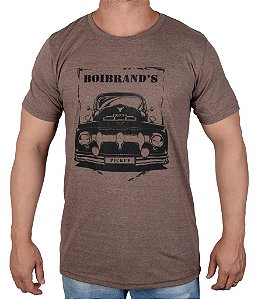 Camiseta Masculina Country Boibrand's Pick-up - Marron Mescla