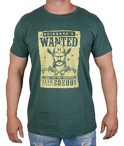 Camiseta Masculina Country Boibrand's Procurado - Verde Musgo