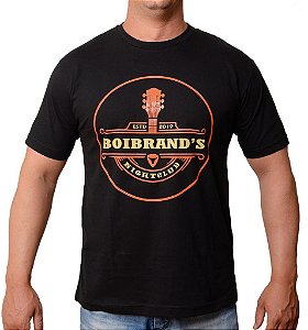 Camiseta Masculina Country Boibrand's Viola - Preto