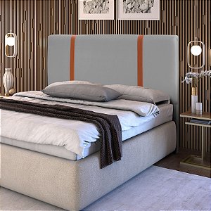 Cabeceira Slim Texas Casal Padrão 1.40m - RA Estofados - ítaly