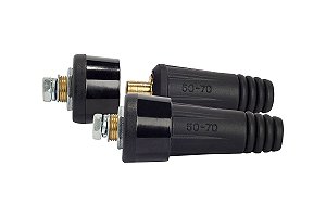 Conector de Borracha 500A para Máquina de Solda - DELTA PLUS