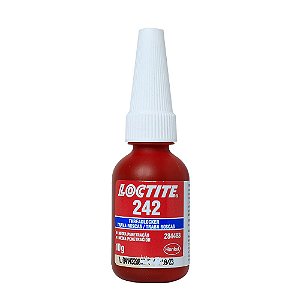 Adesivo Loctite 242 Trava Roscas Anaeróbico Médio Torque Azul 10g