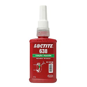 Adesivo Loctite 638 Fixação Cilíndrica Anaeróbica Alta Resistência 50g - LOCTITE