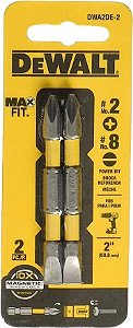 Ponta dupla PHILLIPS/FENDA MAX FIT PH2 2" - DEWALT