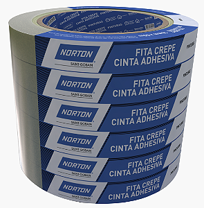 Fita crepe 24mm x 50m - uso geral sanfona - NORTON