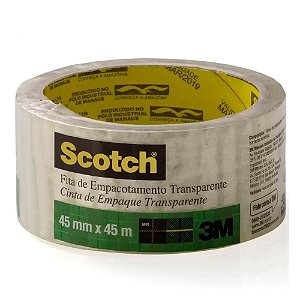 Fita PVC de Empacotamento Scotch 5802 45mm x 45m - HB004031199 - 3M