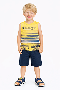 Conjunto Infantil Menino Amarelo - Elian