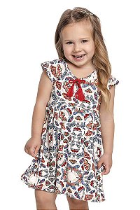 Vestido Infantil Menina Natural - Elian