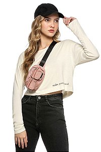 Blusa Feminina Juvenil Cropped Beats