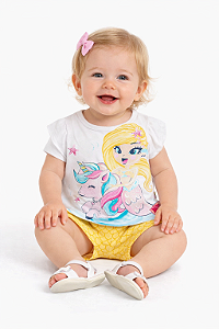 Conjunto Infantil Feminino Elian – Verão Encantado