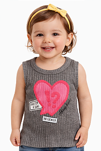 Blusa Angerô Menina Canelada