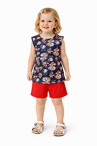 Conjunto Infantil Feminino Sereia Bee Loop