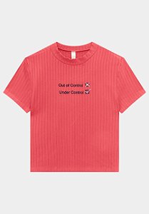 Blusa Infanto Juvenil Cropped Lunender