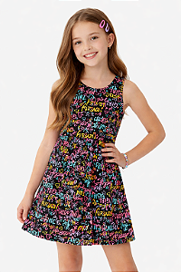 Vestido Infantil Menina Estampado