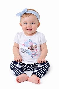 Conjunto Menina Bebê Blusinha e Legging