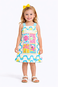 Vestido Infantil Fakini