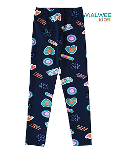 Calça Legging Cotton Malwee Kids