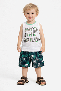 Conjunto Infantil Menino Regata e Bermuda – Estilo Aventura
