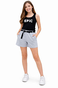 Conjunto Juvenil Feminino Regata e Short