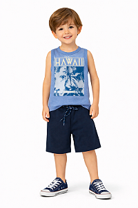 Conjunto Infantil Masculino Elian – Estilo Verão Havaí
