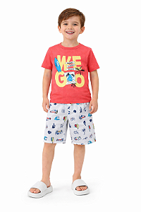 Conjunto Infantil Masculino Marisol Play – Bermuda Tactel