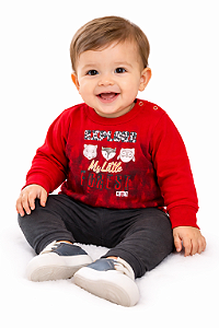 Conjunto Bebê Menino Moletom – Estilo e Conforto para os Pequenos