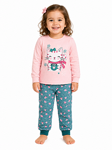 Pijama Infantil 100% Algodão – Brilha no Escuro