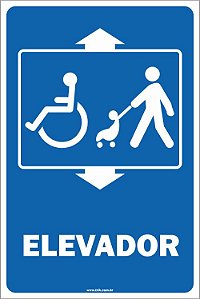 Placa de acessibilidade elevador com acessibilidade para cadeirantes