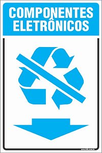 Placa de coleta de componentes eletrônicos