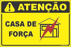 Placa de condomínio casa de força