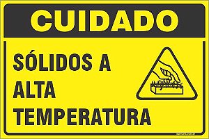 Placa de cuidado sólidos a alta temperatura