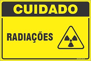 Placa de condomínio  radiações