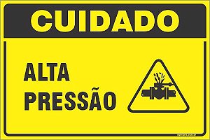 Placa de condomínio alta pressão