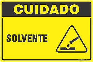 Placa de cuidado solvente