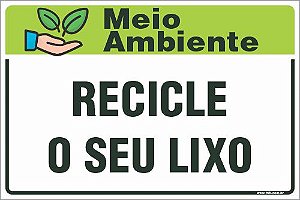 Placa de meio ambiente não jogue lixo neste local - Trik