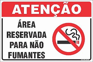 Placa de fumante de proibido área  reservada  para não  fumantes