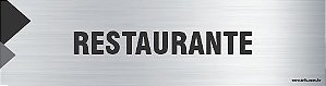Placa de identificação restaurante
