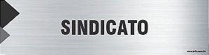 Placa de identificação sindicato